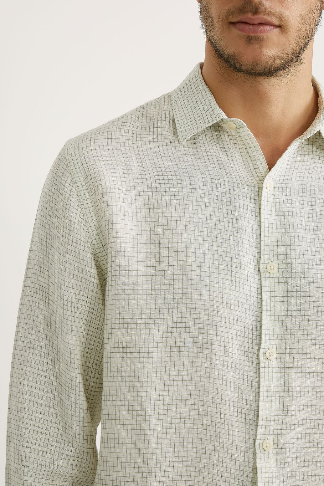 Camisa Ml Linho Linha - foxton-mobile
