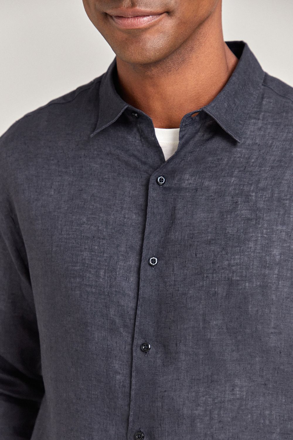 Camisa Manga Longa Linho Lumiar