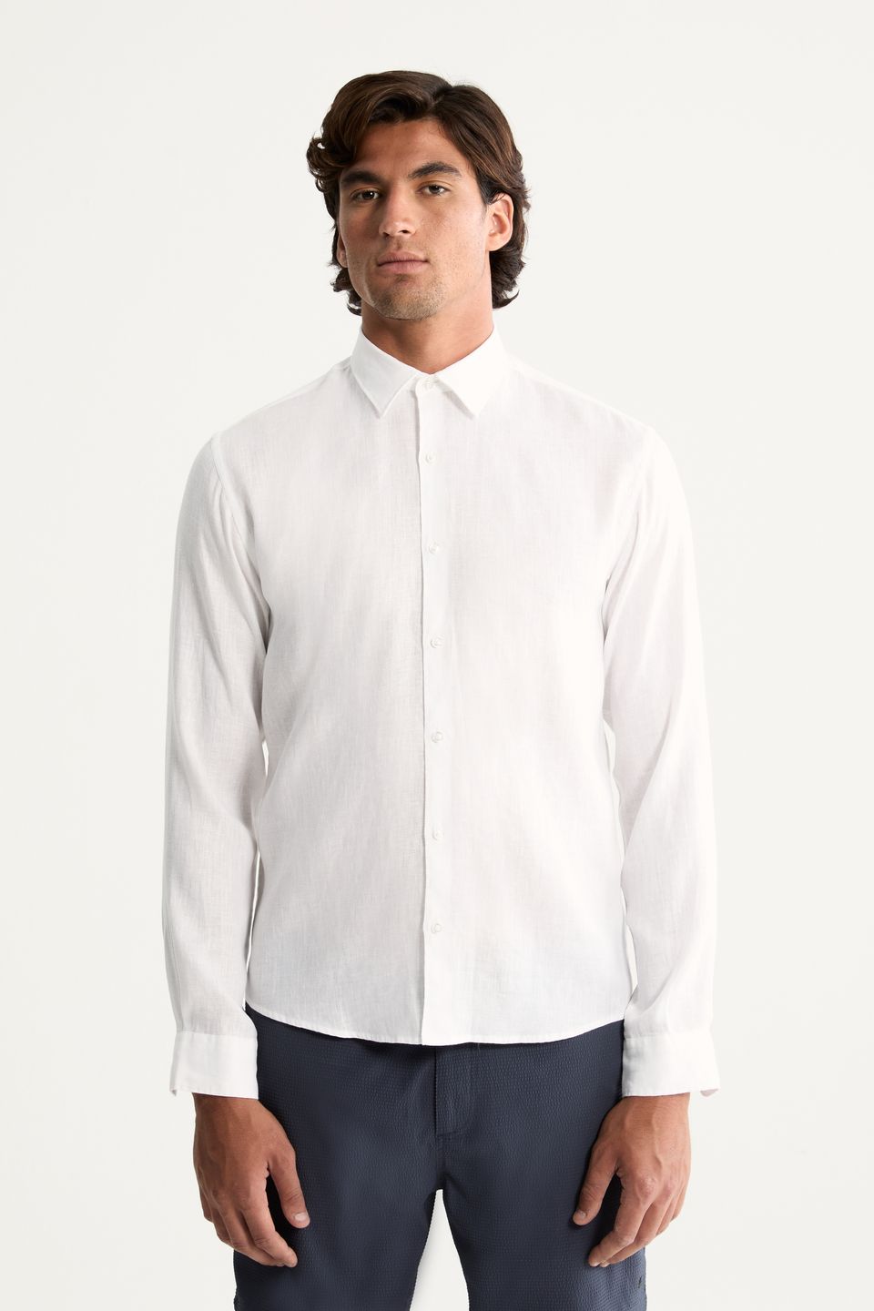 Camisa Manga Longa Linho Lumiar