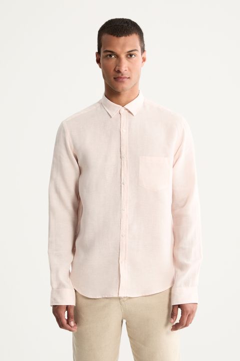 Camisa Manga Longa Puro Linho Estival — Foxton