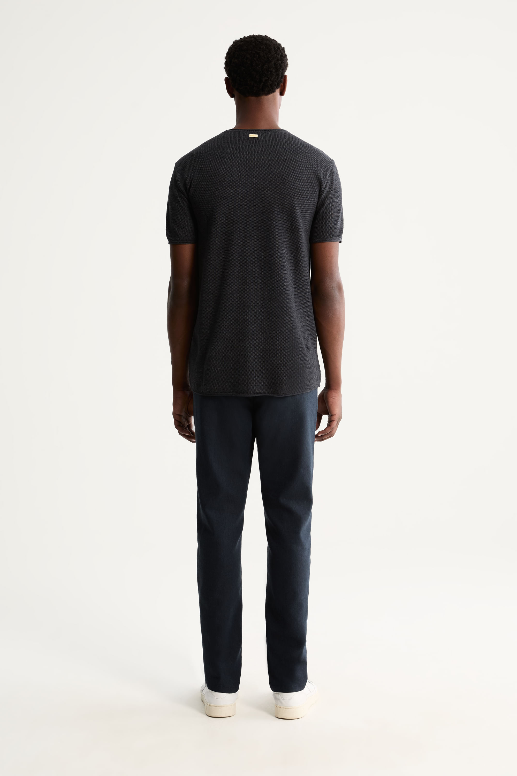 Camiseta Tricot Mescla Roman