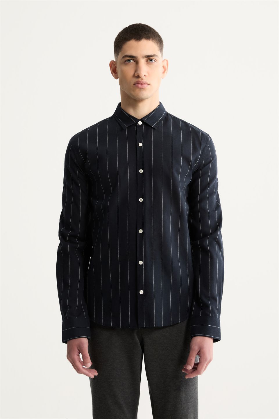 Camisa Manga Longa Linho Listra Maldivas
