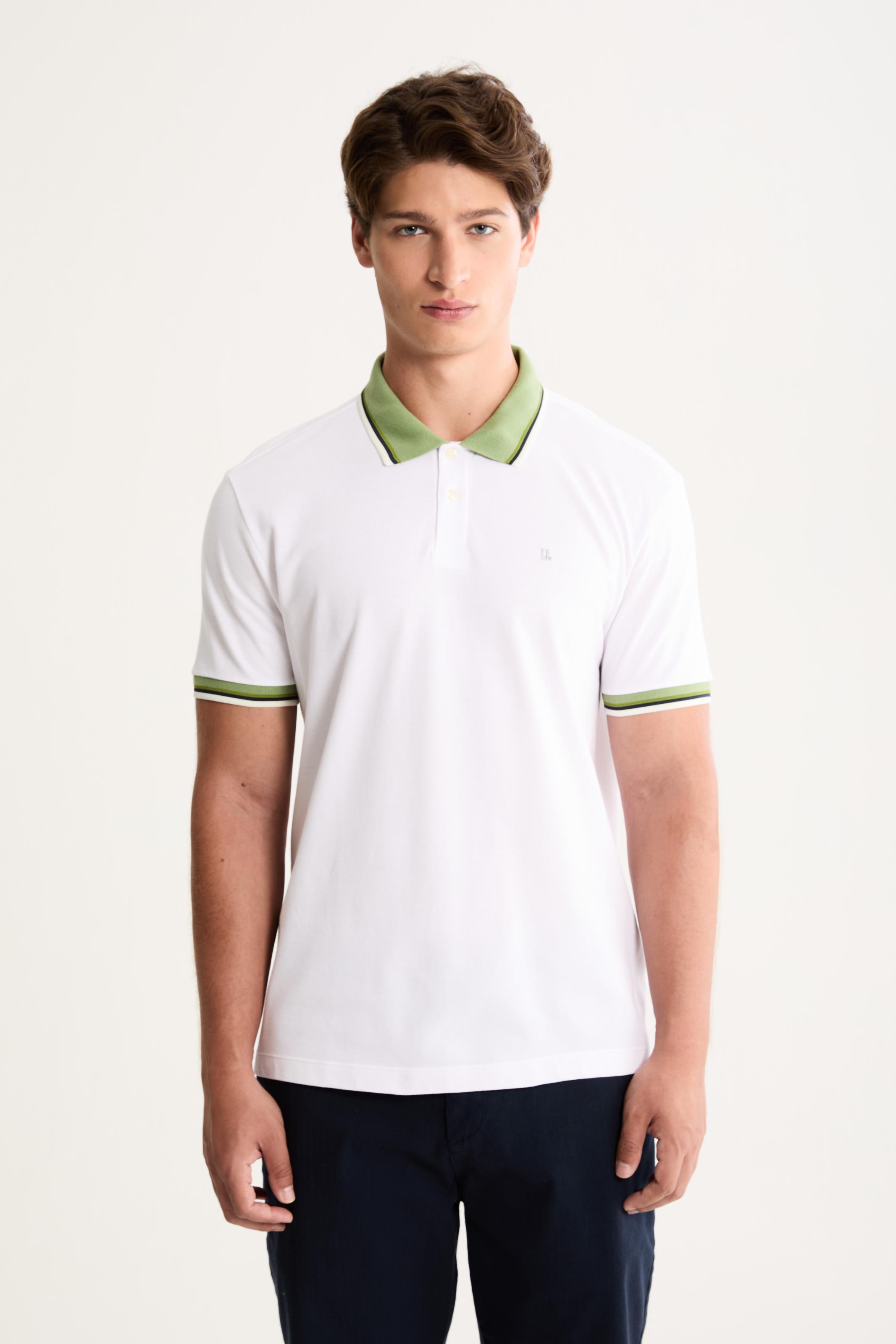 Polo Piquet Friso Pacifico — Foxton