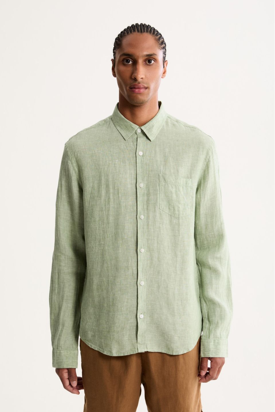 Camisa Manga Longa Puro Linho Estival
