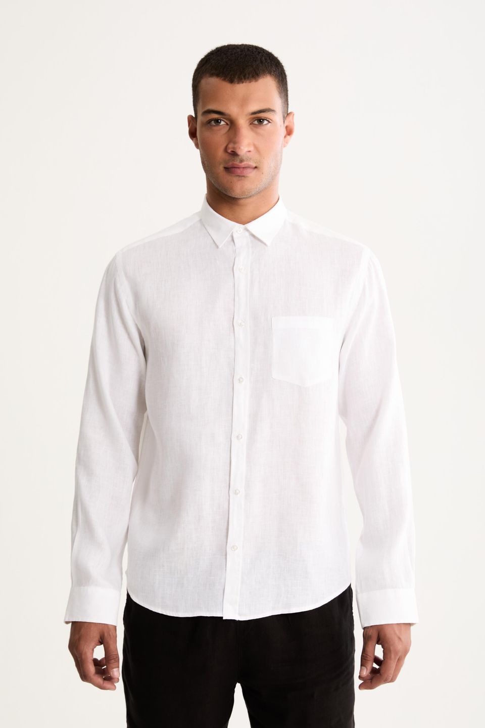 Camisa Manga Longa Puro Linho Estival