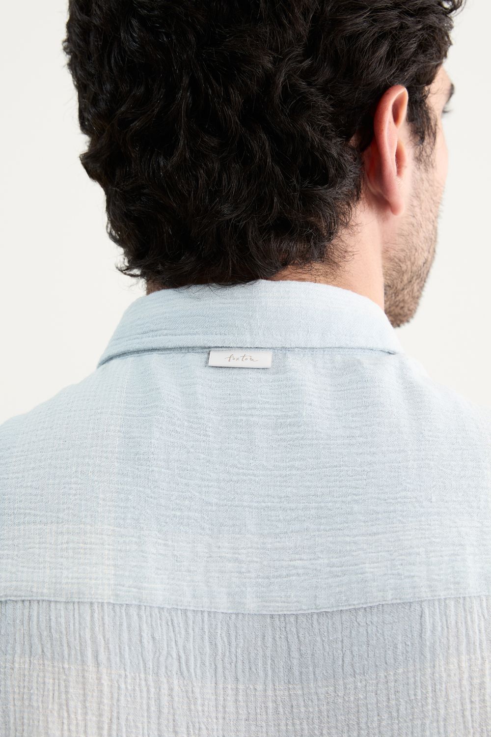 Camisa Manga Longa Linho Grid