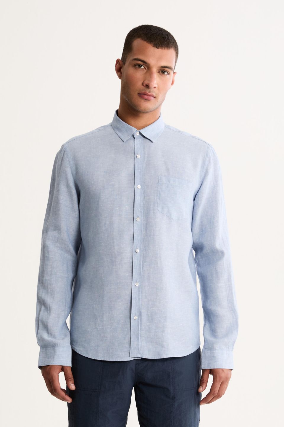 Camisa Manga Longa Puro Linho Estival