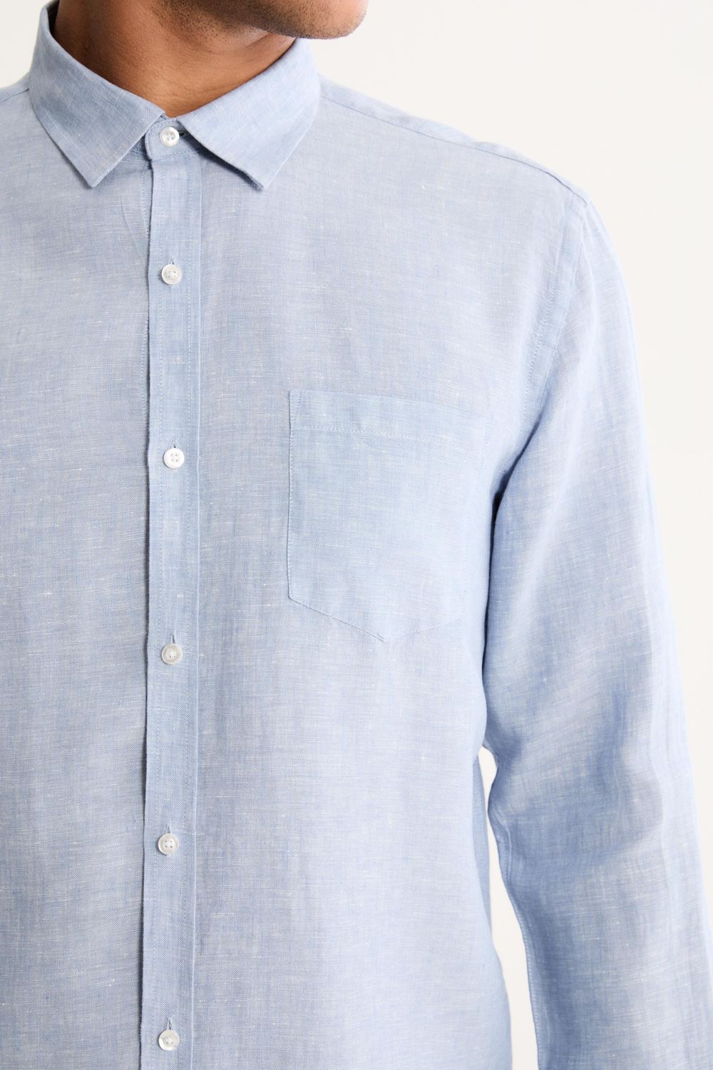 Camisa Manga Longa Puro Linho Estival