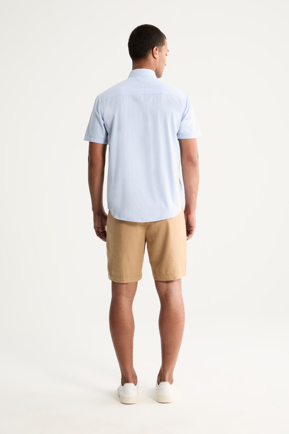 Camisa Manga Curta Oxford
