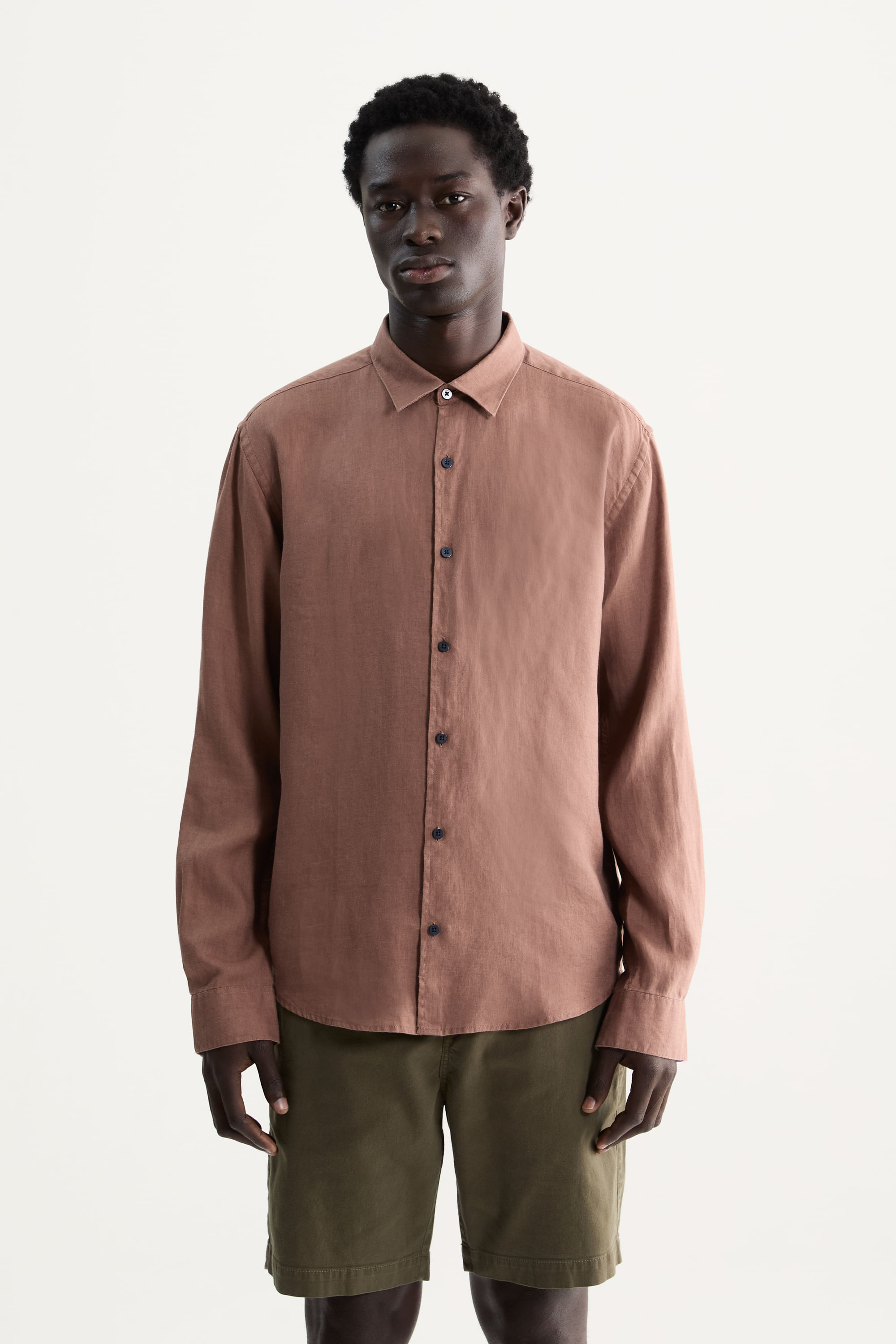 Camisa Manga Longa Linho Lumiar — Foxton