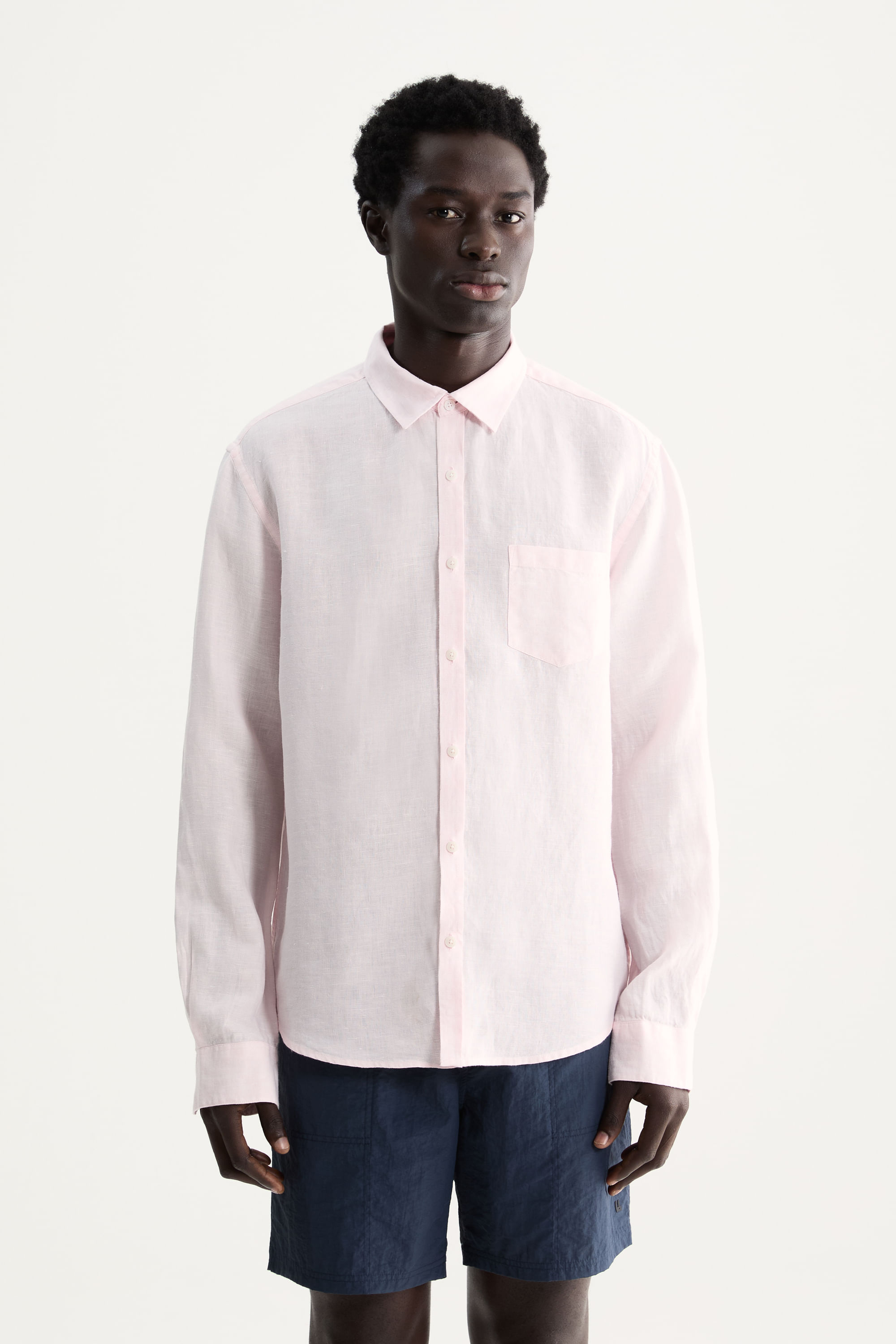 Camisa Manga Longa Puro Linho Estival — Foxton
