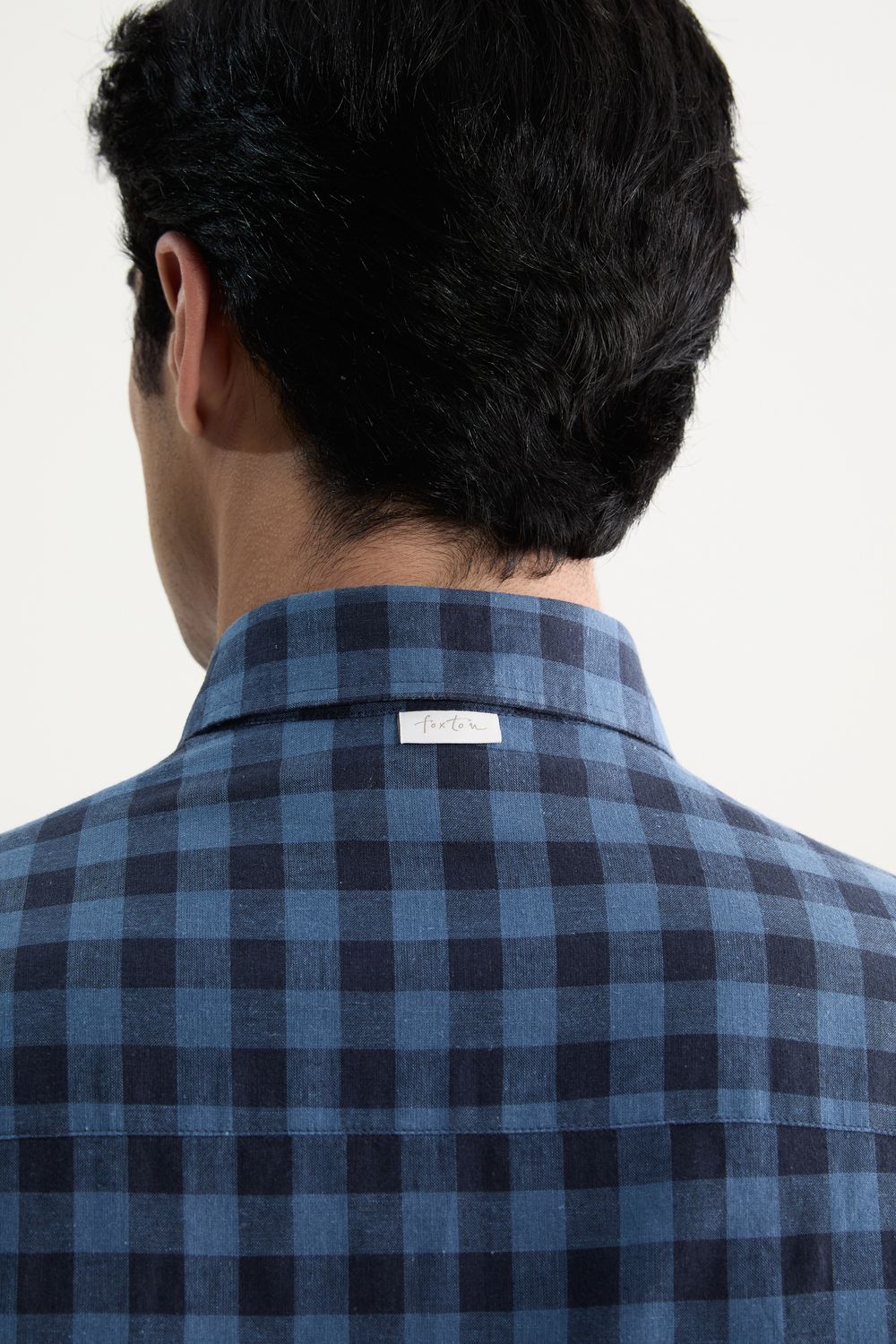 Camisa Manga Longa Linho Xadrez Pinheiros