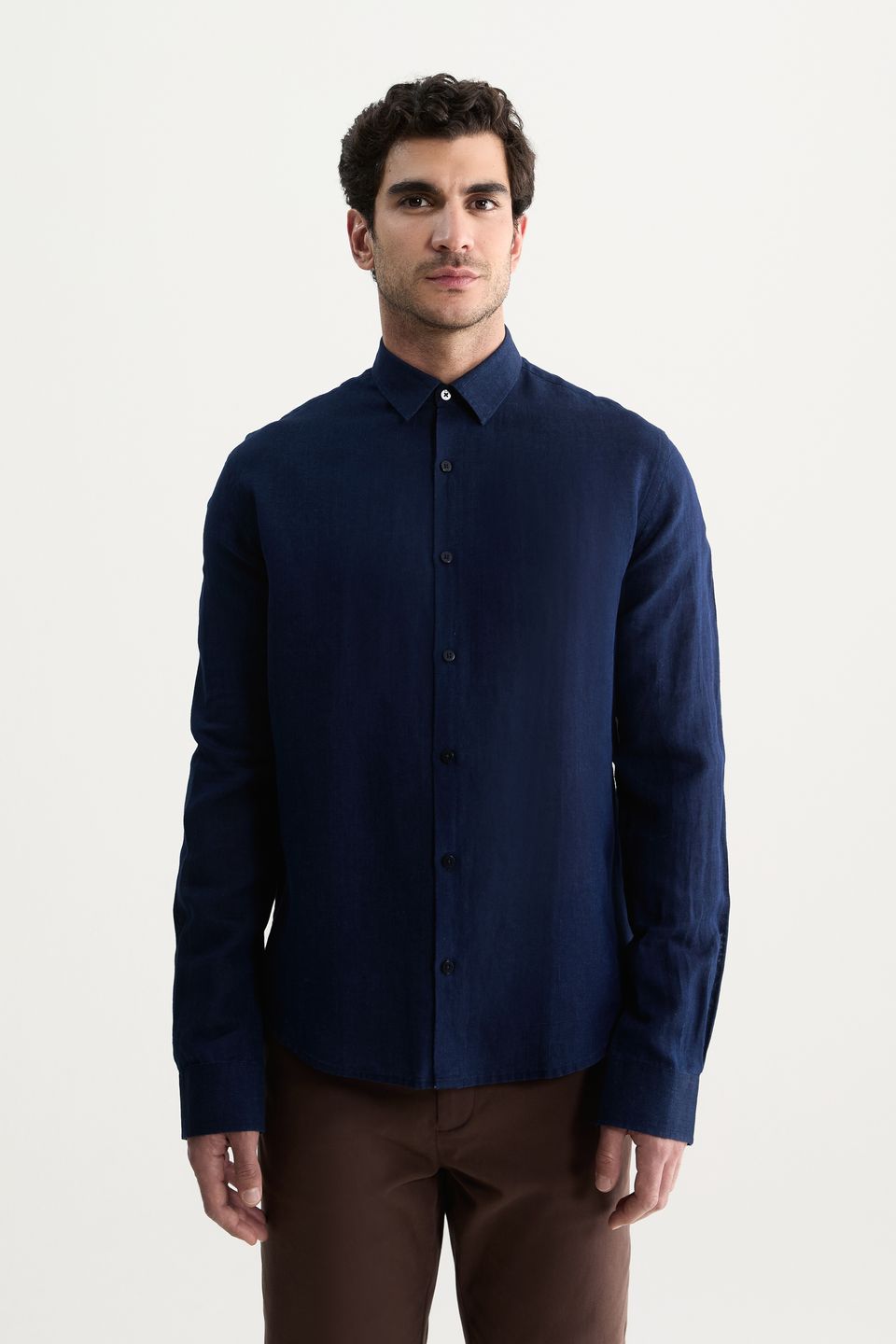 Camisa Manga Longa Indigo Foxton
