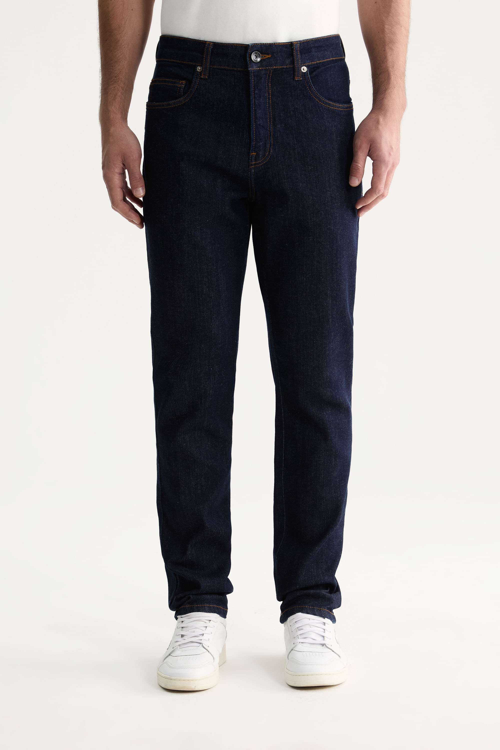 Calça Jeans Slim Onda Escura — Foxton