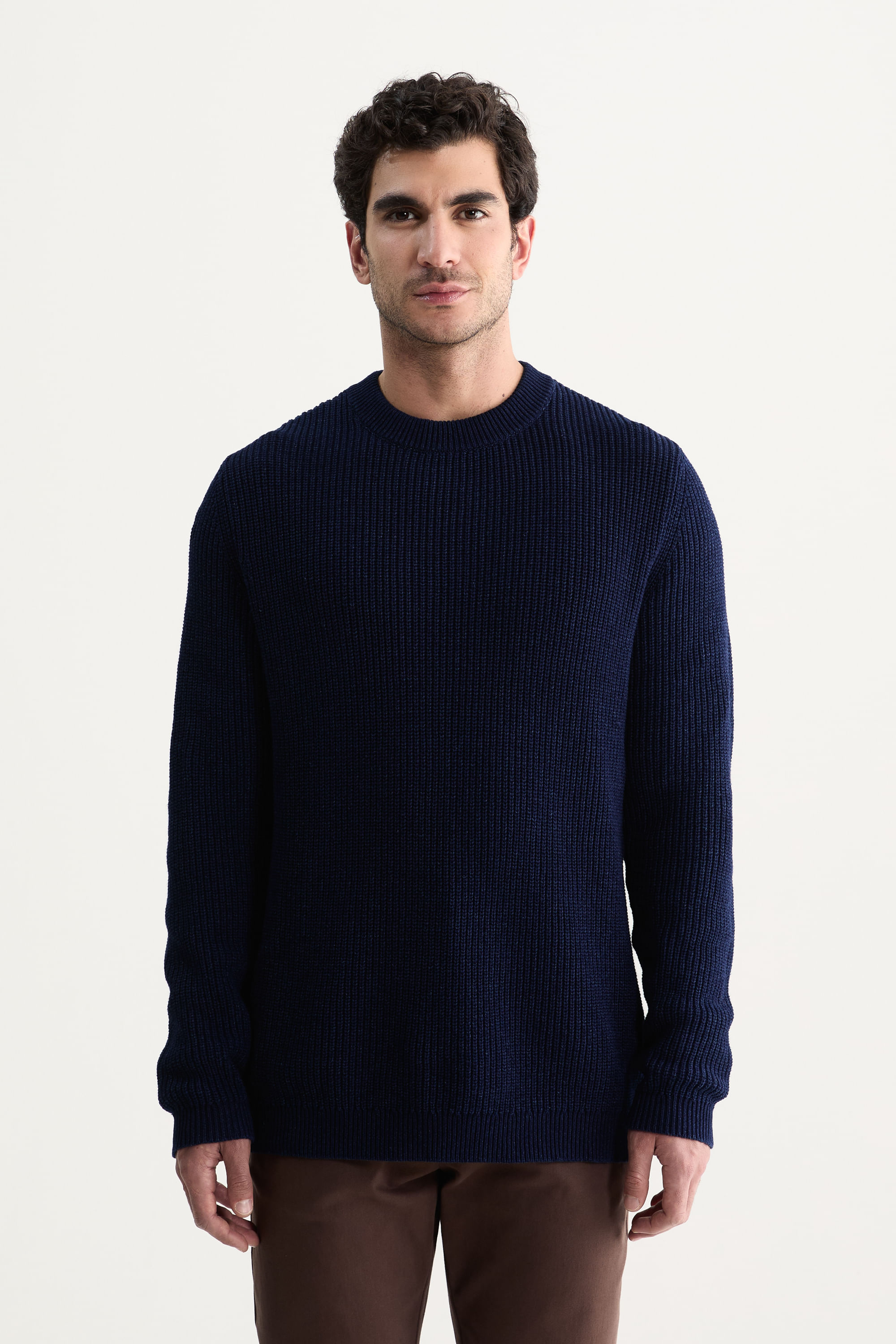 Casaco Tricot Indigo Winter — Foxton