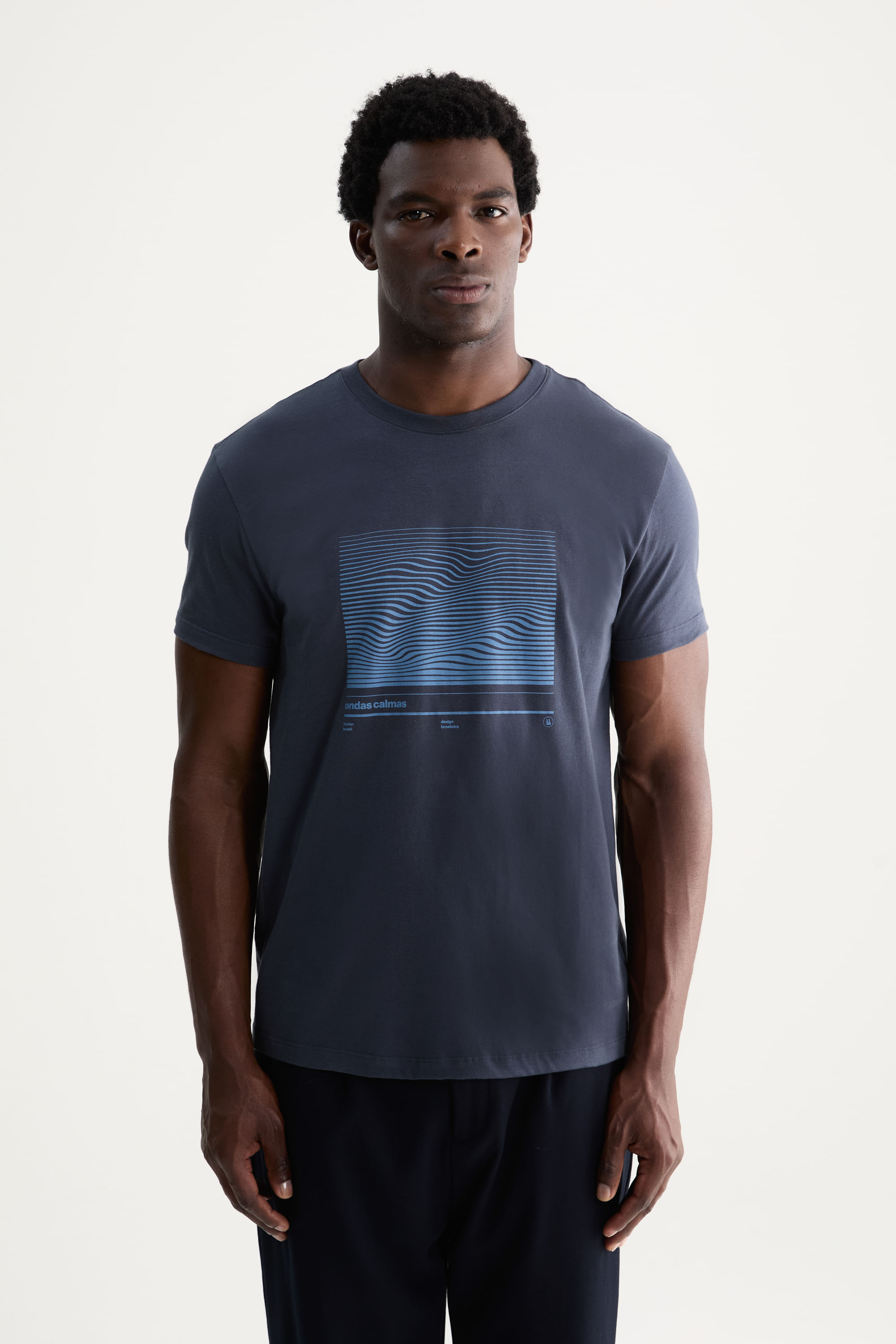 Camiseta Ondas Geométricas — Foxton