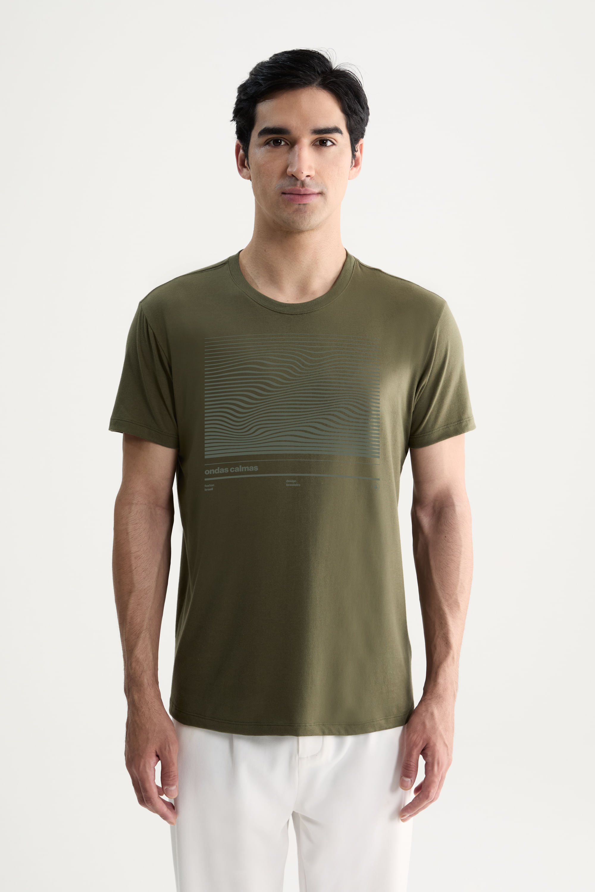 Camiseta Ondas Geométricas — Foxton