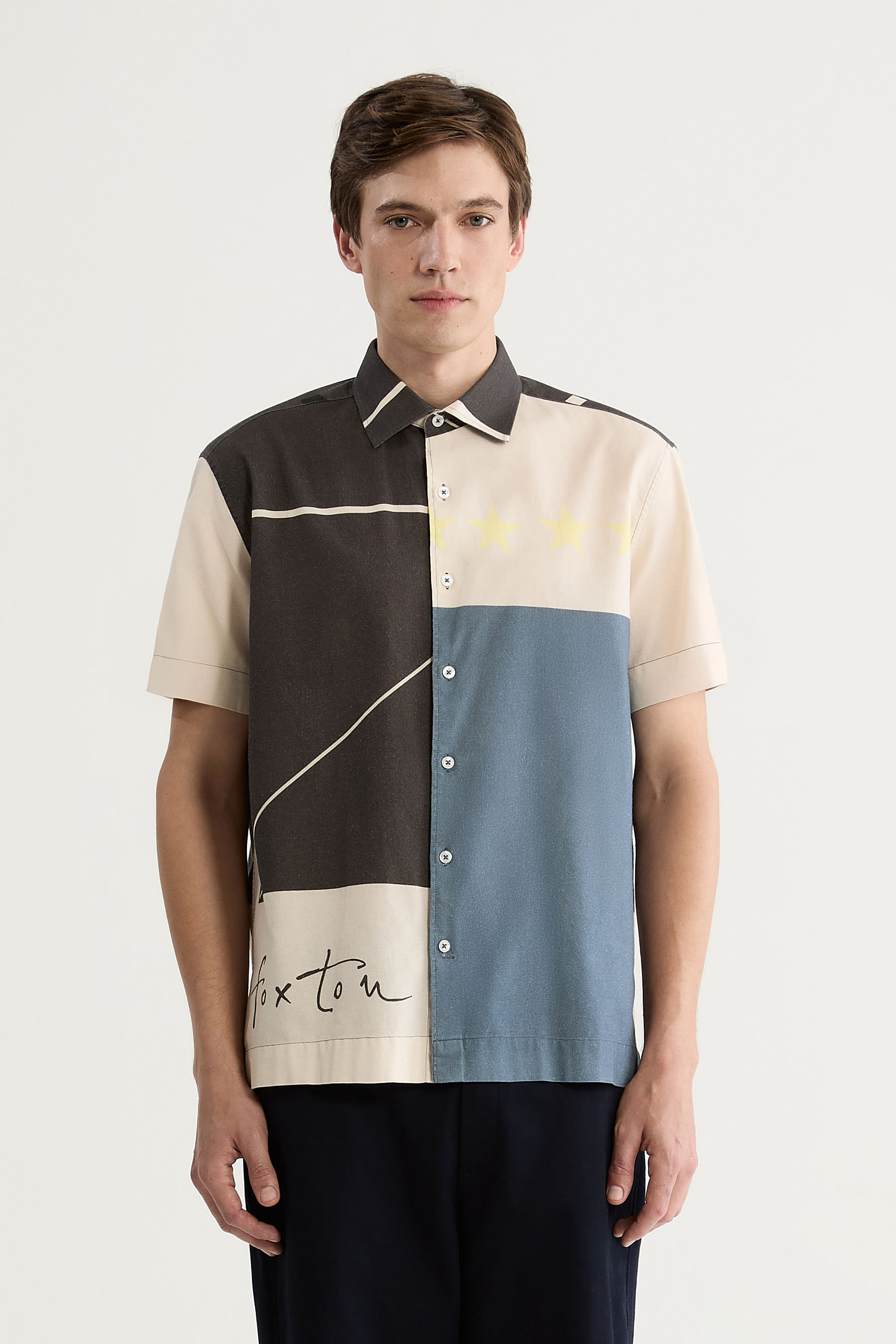 Camisa Manga Curta Campo — Foxton