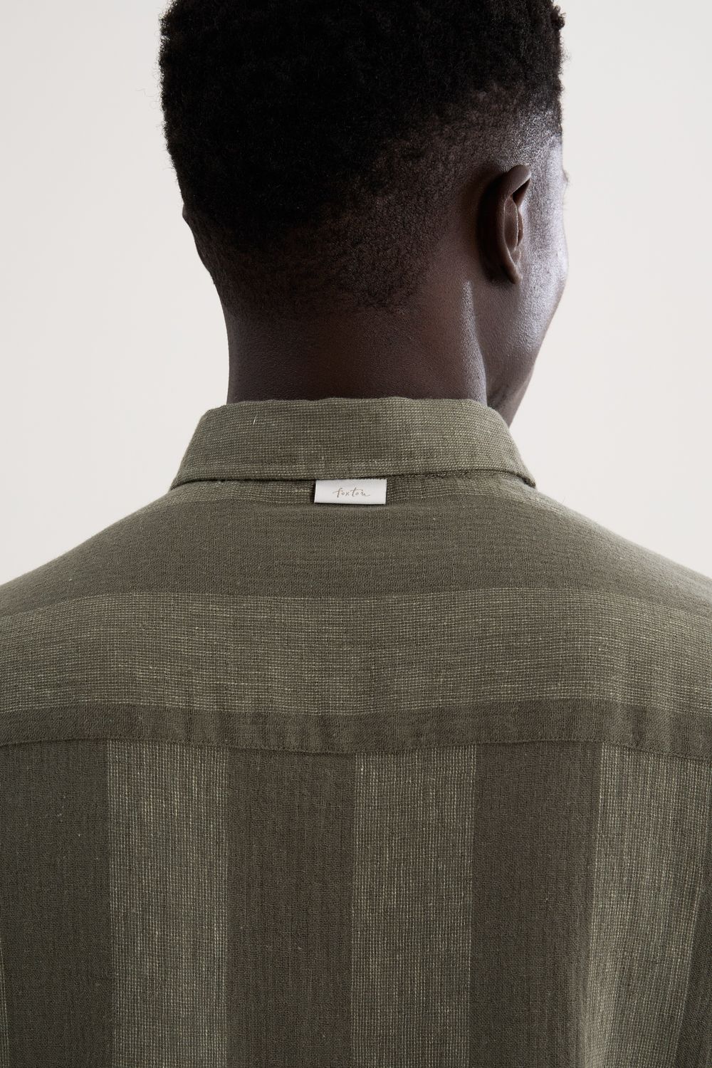 Camisa Manga Curta Linho Stripes