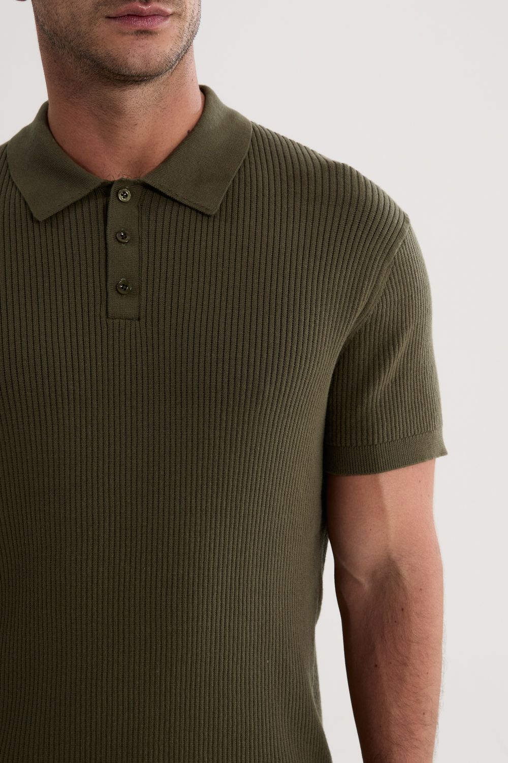 Polo Tricot Canelado
