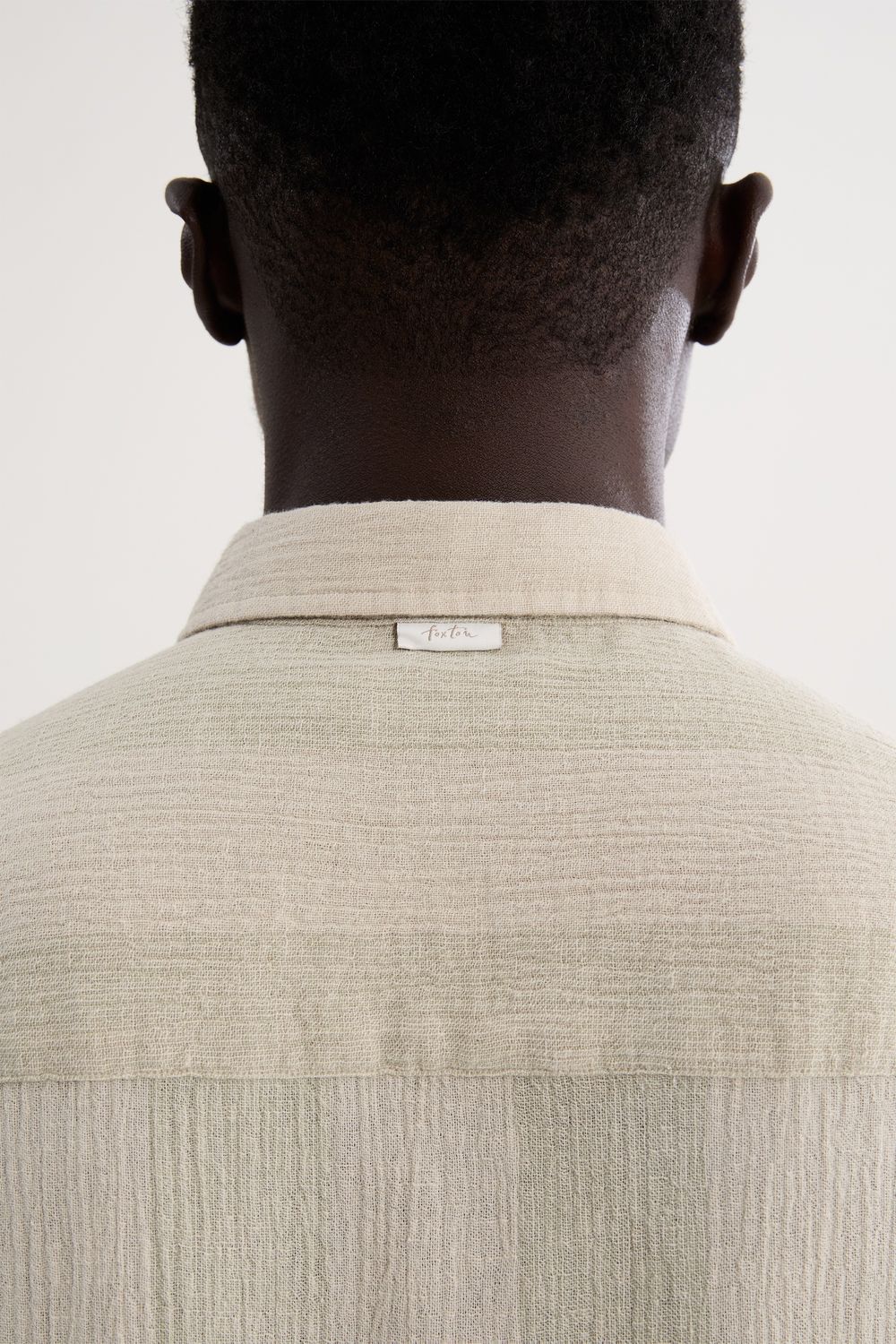 Camisa Manga Curta Linho Stripes